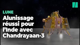 L'Inde réussit l'exploit de poser une sonde spatiale sur la Lune