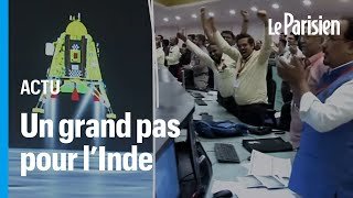 Chandrayaan-3 : l’Inde réussit à poser sa sonde sur la lune
