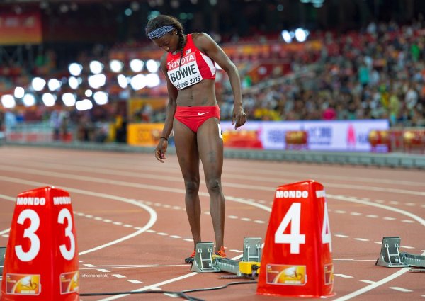 Olympic gold medalist, 2x world champion, Tori Bowie, USA...