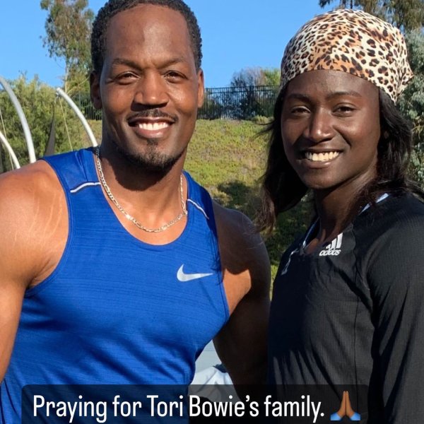 Had the pleasure of competing at the same track meet with...