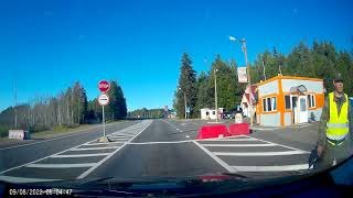 Пересечение пограничного пункта Торфяновка  Август 2022  Crossing the border checkpoint Torfyanovka.
