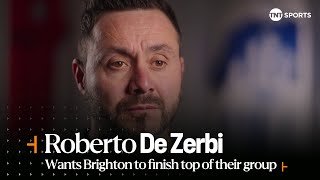 De Zerbi wants Brighton to 'become better and bigger' ahead of their clash with Marseille 💪 #UEL