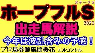 プロ馬券師集団桜花エルコンドル氏のホープフルステークス2023出走馬解説！！実力馬もいるが今年はなんと抽選対象14頭！大混戦の予感がする！