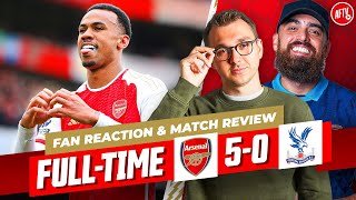 Arsenal BACK On Track! | Arsenal 5-0 Crystal Palace | FANZONE | Full-Time Live