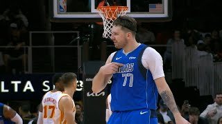 Luka Doncic tells Hawks crowd "can't f**king stop me" after tough buckets for 65 points
