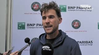 Tennis - Roland-Garros 2024 - Dominic Thiem happy : "It will be good memories at Roland-Garros..."