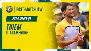 Thiem Q1 post-match interview | Roland-Garros 2024