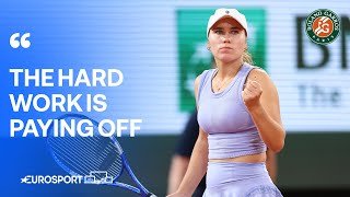Sofia Kenin reflects on her 'TOUGH' win vs Caroline Garcia | French Open 2024 🇫🇷