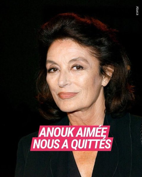 Anouk Aimée est décédée à l’âge de 92 ans, ce mardi 18 ju...