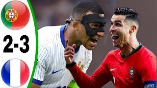 Portugal vs France 3-2 | Ronaldo vs Mbappé | Extended Highlights & All Goals | EURO - Quarter-final