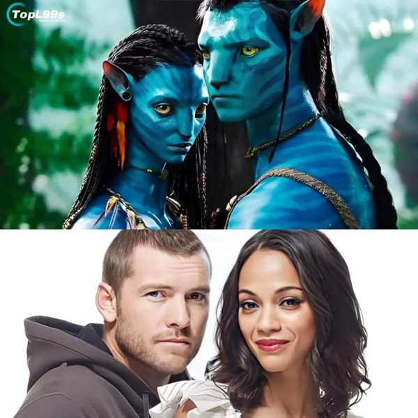 Jake/Sam and Zoe/Neytiri. 💙🩵💙🩵💙

NOTE: Photo does not bel...
