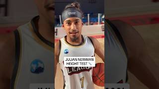 Julian Newman PASSED the height test without lying. 🔥