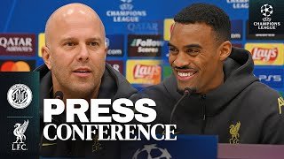 UEFA Champions League Press Conference: Arne Slot & Ryan Gravenberch | Girona vs Liverpool