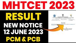 ✅ MHT-CET 2023 RESULT Official New Update 🔥||