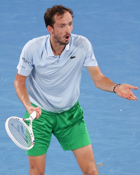 Pretending to be shocked when you see Daniil Medvedev is ...
