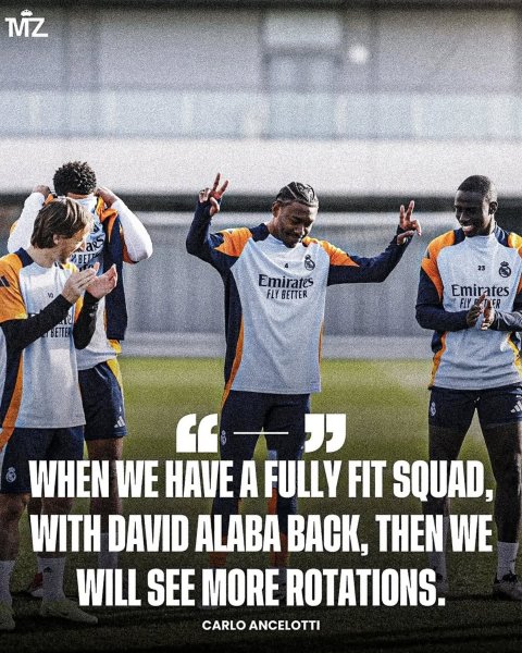 🚨Carlo Ancelotti: "David Alaba is very close to being bac...