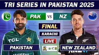 PAKISTAN vs NEW ZEALAND FINAL MATCH LIVE COMMENTARY | PAK vs NZ TRI SERIES MATCH LIVE | pak bat