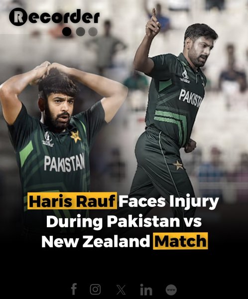 Pakistan's fast bowler Haris Rauf sustained an injury dur...