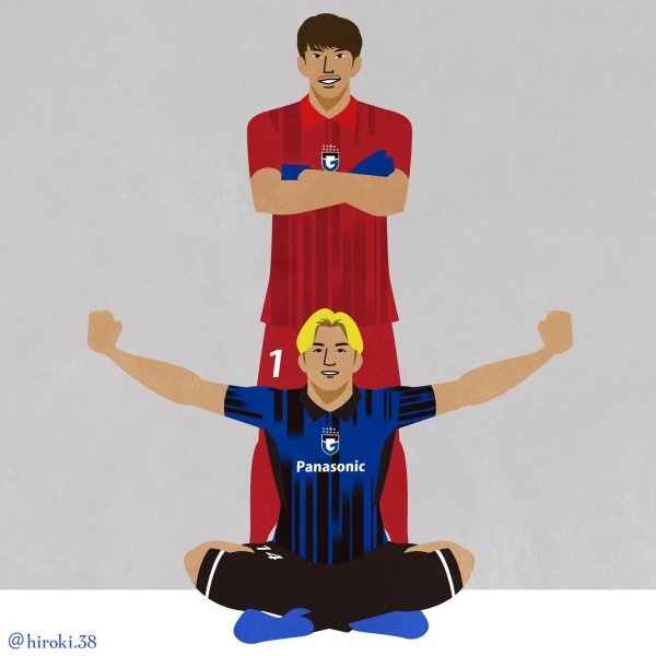 .
太陽と塔 ／ I’m the symbol of Osaka
.
#東口順昭 #山田康太 #ガンバ大阪 #jリ...