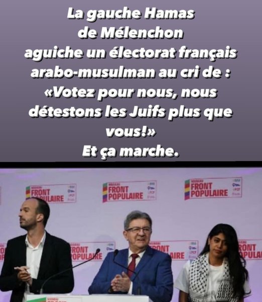 #lagauchehamas #lfi #lenouveaufrontpopulaire #mélenchon #...