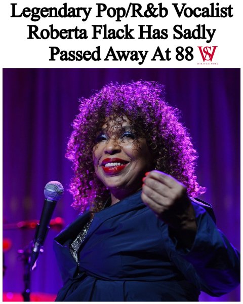 #RobertaFlack, the legendary pop and R&B vocalist known f...