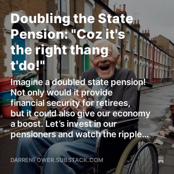 🗣️ The state pension in the UK feels like a cruel joke. D...