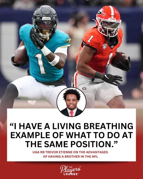 Trevor Etienne gives credit to his older brother Travis f...