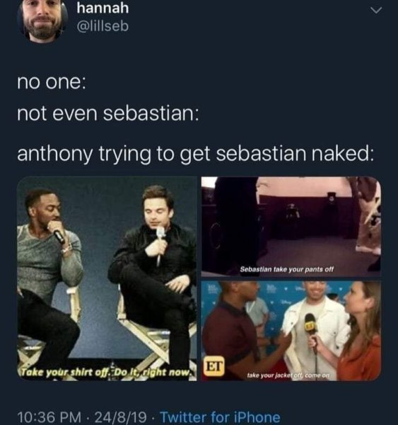 Anthony out there doing the Lord's work.

#seboftheday #s...