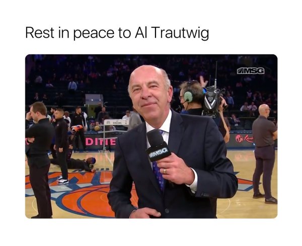 Most Knicks/Rangers fans have known him our whole lives. ...