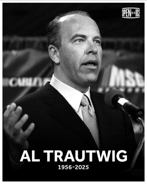 #rip Longtime NHL and Rangers broadcaster Al Trautwig has...