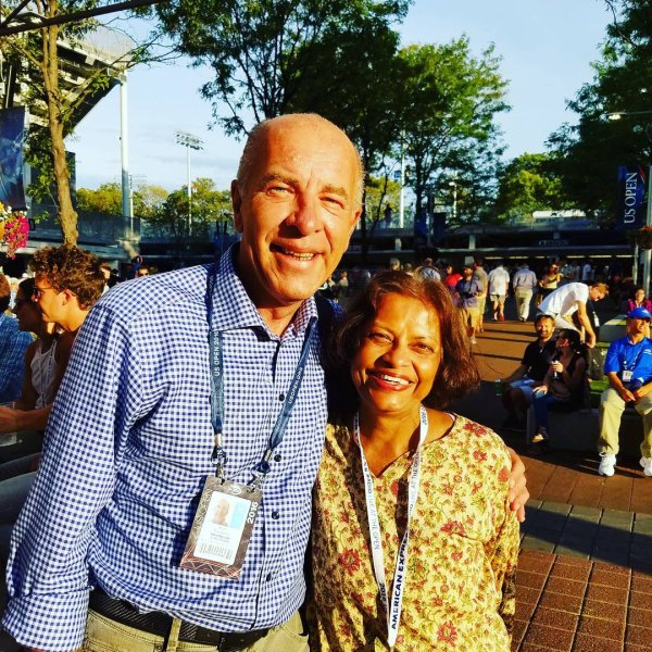 #altrautwig at #usopen !! #nyknicks #msg #mom