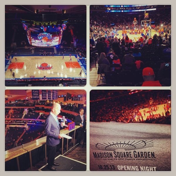 #nyknicks #openingnight #goknicks #thenewbridgeisdpope #a...