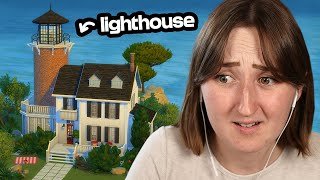 i built a LIGHTHOUSE in the sims
