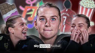 Quick-fire questions leave Alessia Russo in BITS 🤣❤️