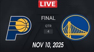 NBA LIVE! Golden State Warriors vs Indiana Pacers | November 10, 2025 | NBA Regular Season LIVE!