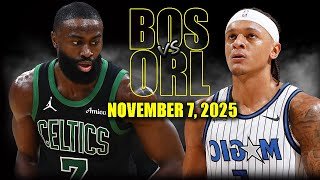 Boston Celtics vs Orlando Magic Full Game Highlights - November 7, 2025 | NBA Season