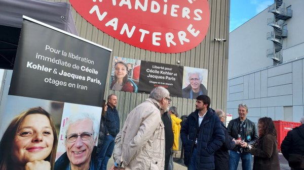 Otages en Iran : à Nanterre, les proches de Cécile Kohler restent mobilisés tant qu’elle ne sera pas rentrée en France
