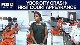 Ybor City crash suspect: Video of first court appearance